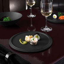 Villeroy & Boch Serviesset La Boule - Zwart 7-delig / 2 personen - 2x kom, 2x schaal, 2x universeel bord, 1x serveerschaal