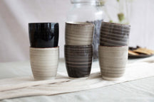 Cookinglife Koffiekopjes / Senseo Kopjes - Delice Grijs 180 ml - 6 stuks
