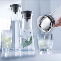 WMF Karaf / Waterkaraf - Basic - Drupvrij - Zwart / Zilver - 1 liter