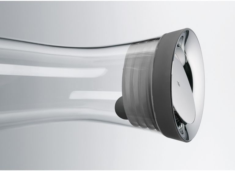 WMF Karaf / Waterkaraf - Basic - Drupvrij - Zwart / Zilver - 1 liter
