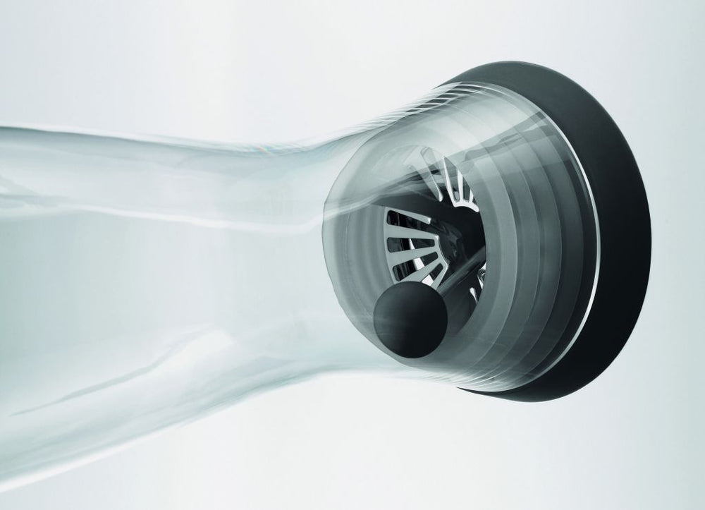 WMF Karaf / Waterkaraf - Basic - Drupvrij - Zwart / Zilver - 1 liter