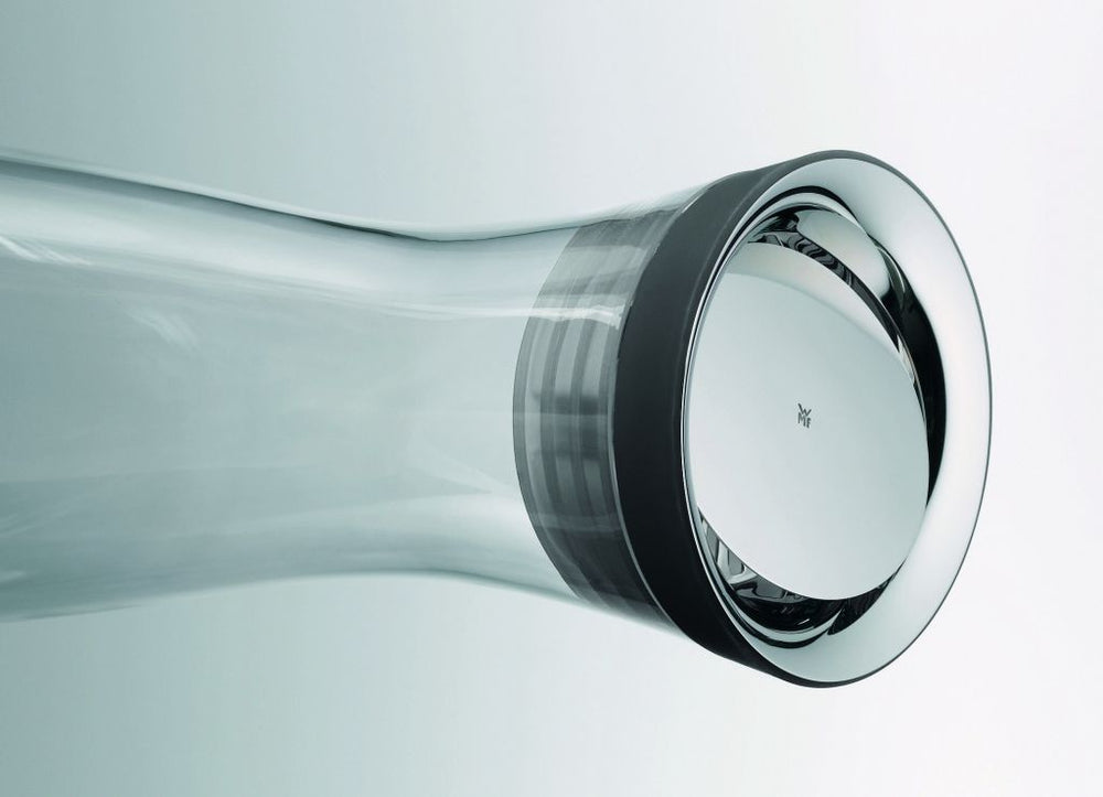 WMF Karaf / Waterkaraf - Basic - Drupvrij - Zwart / Zilver - 1 liter