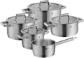 WMF Pannenset Comfort Line - 5 Delig - Kookpan ø 16, 20, 20 en 24 cm en Steelpan ø 16 cm