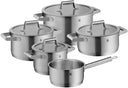 WMF Pannenset Comfort Line - 5 Delig - Kookpan ø 16, 20, 20 en 24 cm en Steelpan ø 16 cm