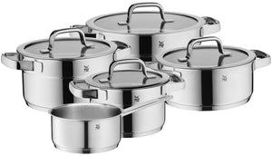 WMF Pannenset Compact Cuisine - 5 Delig - Kookpan ø 16, 16, 20 en 20 cm en Steelpan ø 14 cm