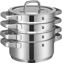 WMF Pannenset Compact Cuisine 5-Delig Inclusief GRATIS Cookinglife Kookgerei set - Kookpan ø 16, 16, 20 en 20 cm en Steelpan ø 14 cm