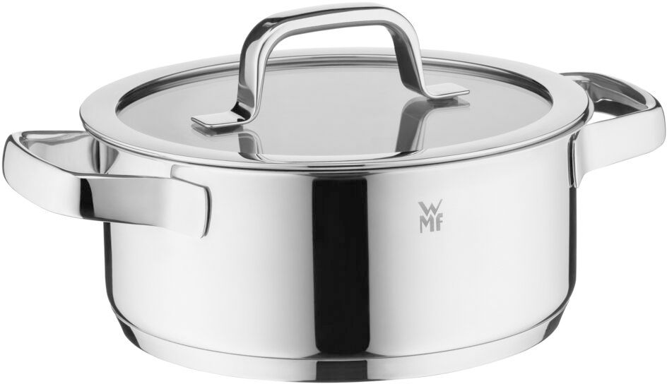 WMF Pannenset Compact Cuisine 5-Delig Inclusief GRATIS Cookinglife Kookgerei set - Kookpan ø 16, 16, 20 en 20 cm en Steelpan ø 14 cm