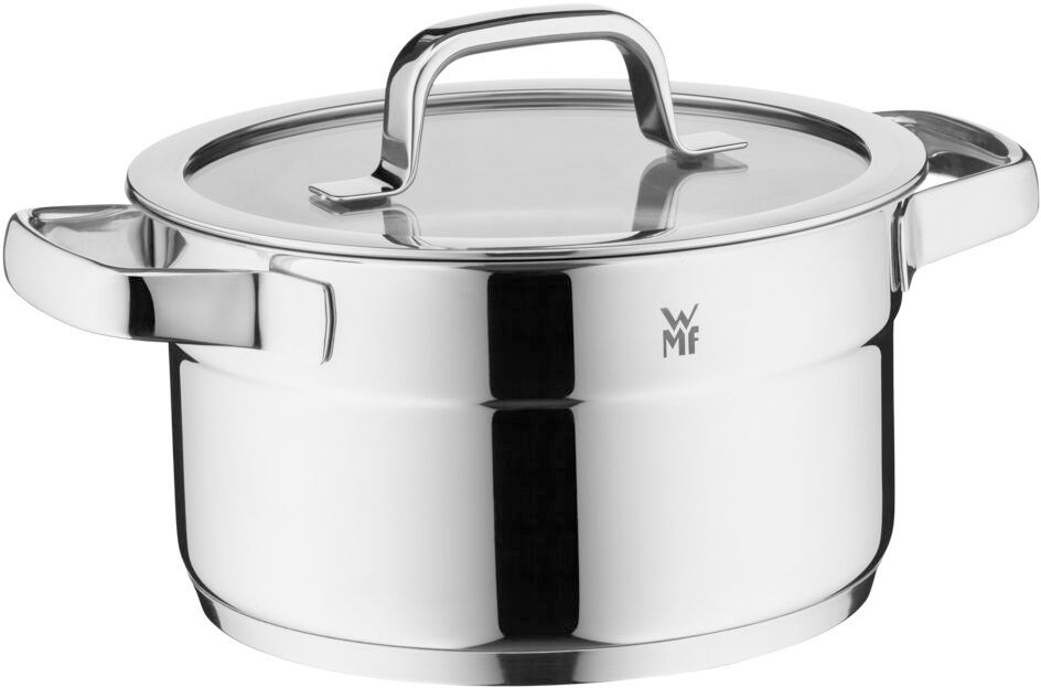 WMF Pannenset Compact Cuisine 5-Delig Inclusief GRATIS Cookinglife Kookgerei set - Kookpan ø 16, 16, 20 en 20 cm en Steelpan ø 14 cm