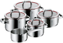 WMF Pannenset Function 4 - RVS - 5 Delig - Downdraft Geschikt - Kookpan ø 16, 20, 20 en 24 cm en Steelpan ø 16 cm