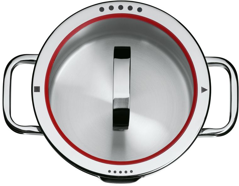 WMF Pannenset Function 4 - RVS - 5 Delig - Downdraft Geschikt - Kookpan ø 16, 20, 20 en 24 cm en Steelpan ø 16 cm