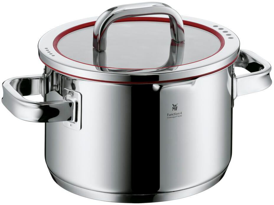 WMF Pannenset Function 4 - RVS - 5 Delig - Downdraft Geschikt - Kookpan ø 16, 20, 20 en 24 cm en Steelpan ø 16 cm