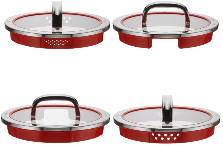 WMF Pannenset Function 4 - RVS - 5 Delig - Downdraft Geschikt - Kookpan ø 16, 20, 20 en 24 cm en Steelpan ø 16 cm
