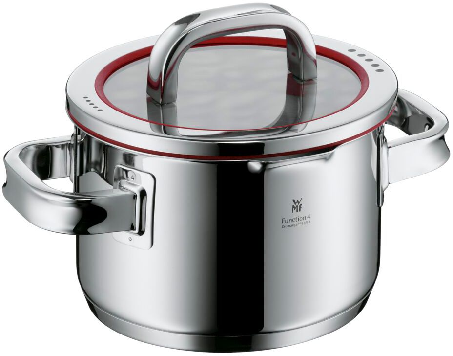 WMF Pannenset Function 4 - RVS - 5 Delig - Downdraft Geschikt - Kookpan ø 16, 20, 20 en 24 cm en Steelpan ø 16 cm