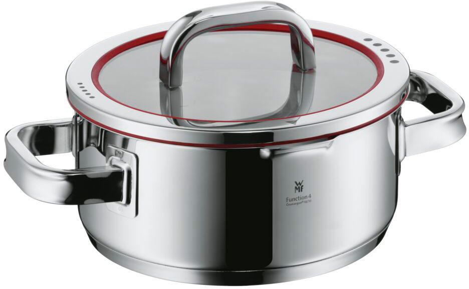 WMF Pannenset Function 4 - RVS - 5 Delig - Downdraft Geschikt - Kookpan ø 16, 20, 20 en 24 cm en Steelpan ø 16 cm