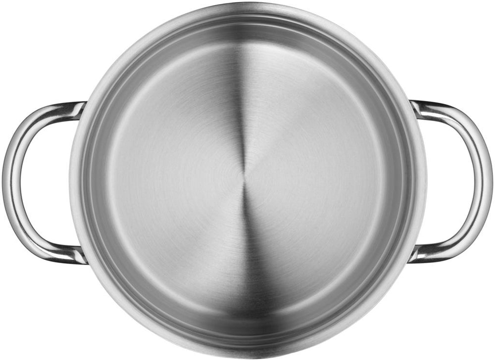 WMF Pannenset Mini - 5 Delig - Kookpan ø 16, 20, 20 en 24 cm en Steelpan ø 16 cm