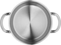 WMF Pannenset Mini - 5 Delig - Kookpan ø 16, 20, 20 en 24 cm en Steelpan ø 16 cm
