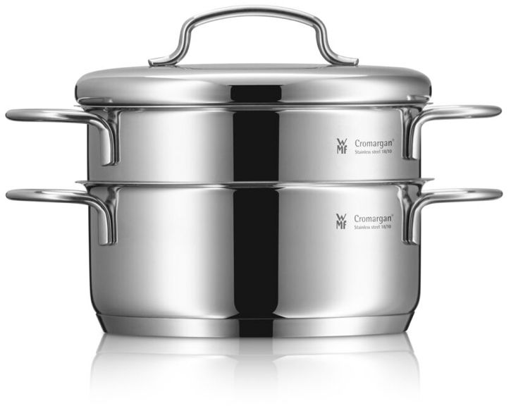 WMF Pannenset Mini - 5 Delig - Kookpan ø 16, 20, 20 en 24 cm en Steelpan ø 16 cm
