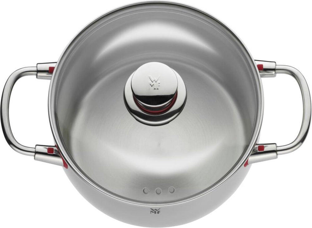 WMF Pannenset Quality One - RVS - 5 Delig - Kookpan ø 16, 20, 20 en 24 cm en Steelpan ø 16 cm