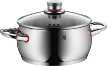 WMF Pannenset Quality One - RVS - 5 Delig - Kookpan ø 16, 20, 20 en 24 cm en Steelpan ø 16 cm