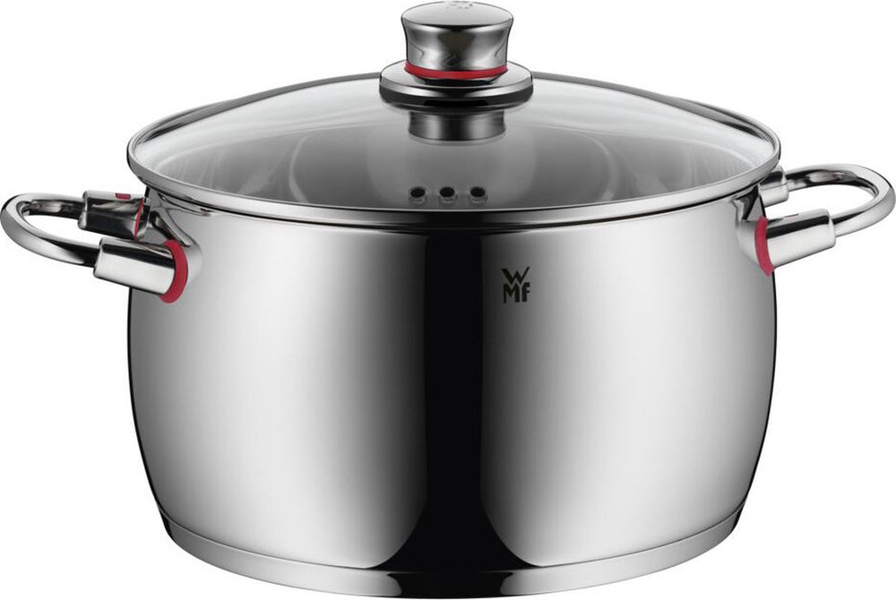 WMF Pannenset Quality One - RVS - 5 Delig - Kookpan ø 16, 20, 20 en 24 cm en Steelpan ø 16 cm