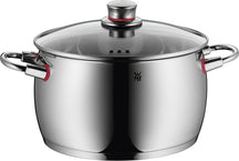 WMF Pannenset Quality One - RVS - 5 Delig - Kookpan ø 16, 20, 20 en 24 cm en Steelpan ø 16 cm