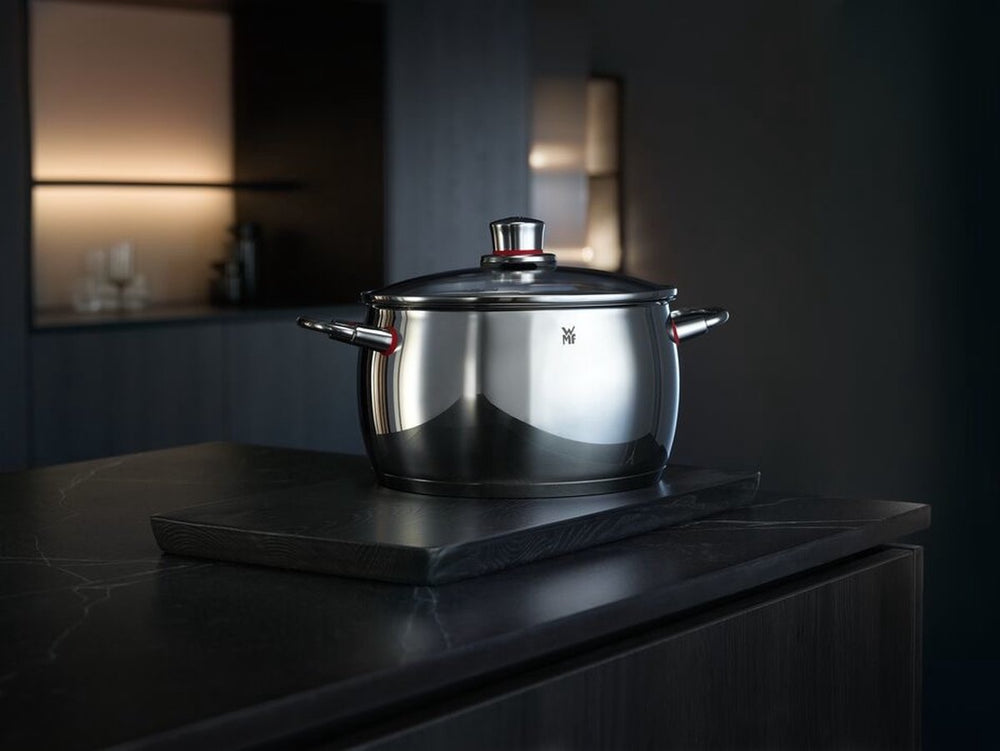 WMF Pannenset Quality One - RVS - 5 Delig - Kookpan ø 16, 20, 20 en 24 cm en Steelpan ø 16 cm