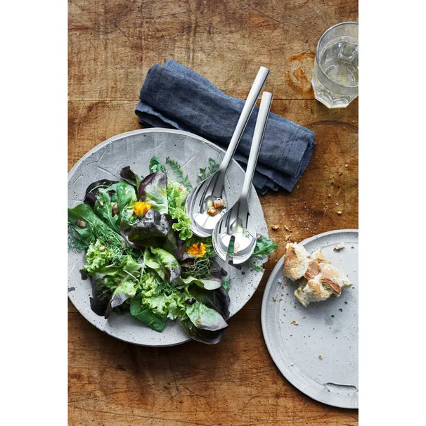 WMF Saladebestek Nuova 2-delig - 25 cm - Inclusief GRATIS Cookinglife Olieverstuiver 100 ml