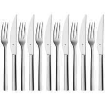 WMF Steakbestek Nuova 12-delig - Inclusief GRATIS Cookinglife Peper- en Zoutmolenset