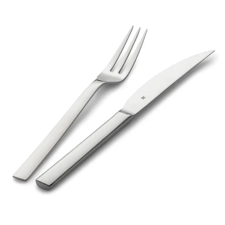 WMF Steakbestek Nuova 12-delig - Inclusief GRATIS Cookinglife Peper- en Zoutmolenset