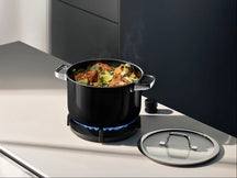 WMF Pannenset Fusiontec 2.0 Mineral Pro Zwart 4-delig - Kookpan ø 16, 20, 24 cm & Steelpan ø 16 cm