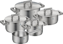 WMF Pannenset Ultimate Cool 5-delig - RVS - Kookpan ø 16, 20, 20, 24 cm & Steelpan ø 16 cm