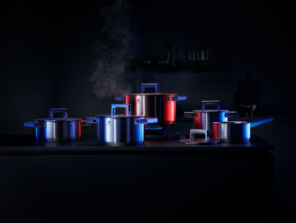 WMF Pannenset Ultimate Cool 5-delig - RVS - Kookpan ø 16, 20, 20, 24 cm & Steelpan ø 16 cm