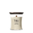 WoodWick Geurkaars Medium Patchouli Crème - 11 cm / ø 10 cm - Geurkaars in Glas - Houten Lont