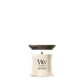 WoodWick Geurkaars Mini Vanilla & Sea Salt - 8 cm / ø 7 cm - Geurkaars in Glas - Houten Lont