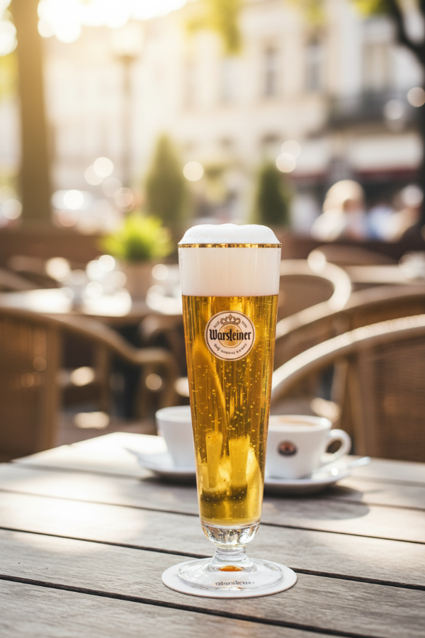 Warsteiner Bierglazen op Voet - 200 ml - 6 stuks