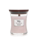 WoodWick Geurkaars Medium Rosewood - 11 cm / ø 10 cm - Geurkaars in Glas - Houten Lont