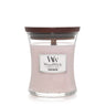 WoodWick Geurkaars Medium Rosewood - 11 cm / ø 10 cm - Geurkaars in Glas - Houten Lont