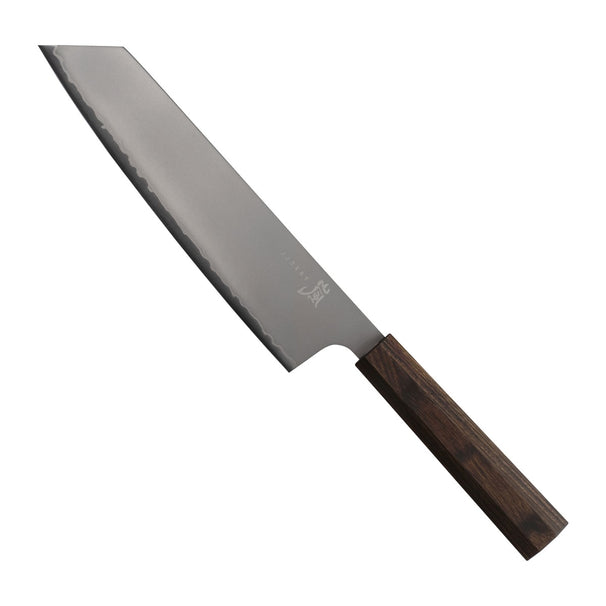 Yaxell Kiritsukemes Hana 20 cm - 3 laags RVS - donkerbruin Pakkahouten heft