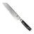 Yaxell Kiritsukemes Ran 20 cm 69 laags damaststaal met canvas Micarta heft, vrijstaand op witte achtergrond