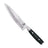 Yaxell Koksmes Ran met anti-kleefkuiltjes 20 cm 69 laags damaststaal met canvas Micarta heft, vrijstaand op witte achtergrond