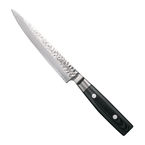 Yaxell Vleesmes Zen 15 cm - 37 laags roestvrij damast staal - canvas Micarta heft