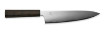 Yaxell Koksmes Hana 20 cm - 3 laags RVS - donkerbruin Pakkahouten heft