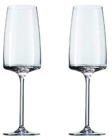 Zwiesel Glas Champagneglazen - Flutes - Vivid Senses Light & Fresh - 380 ml - 2 stuks