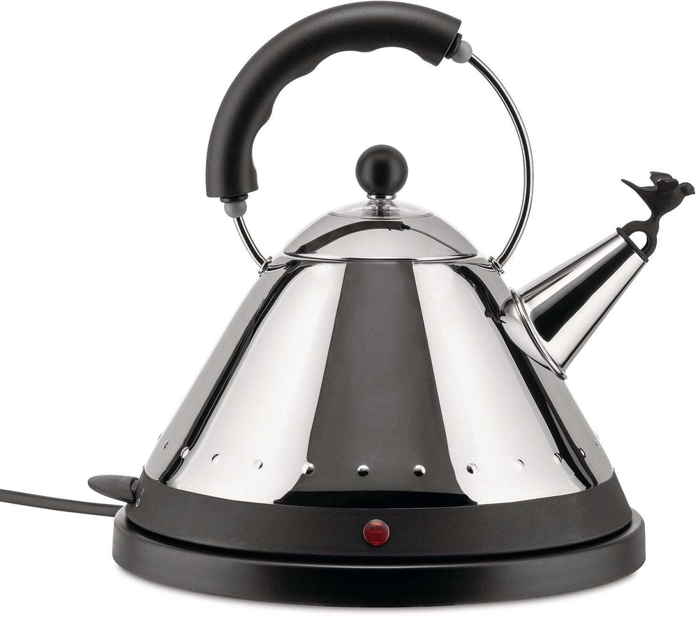 Alessi Waterkoker MG32 RVS / Zwart - 1.5 liter - 2000 W - Michael Graves - MG32 B