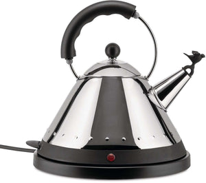Alessi Waterkoker MG32 RVS / Zwart - 1.5 liter - 2000 W - Michael Graves - MG32 B