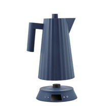 Alessi Waterkoker Plissé met Temperatuurinstelling Blauw - 1.7 liter - 1850 W - Michelle De Lucchi - MDL21 DAZ