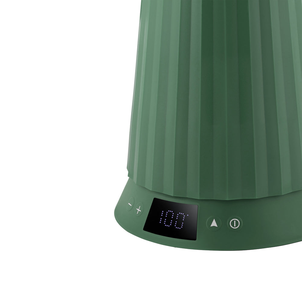Alessi Waterkoker Plissé met Temperatuurinstelling Groen - 1.7 liter - 1850 W - Michelle De Lucchi - MDL21 GR
