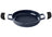 Alva Grillpan / Grillplaat Nori ø 28 cm + Gratis Leren Handvaten - geschikt voor alle warmtebronnen - geëmailleerde anti-aanbaklaag