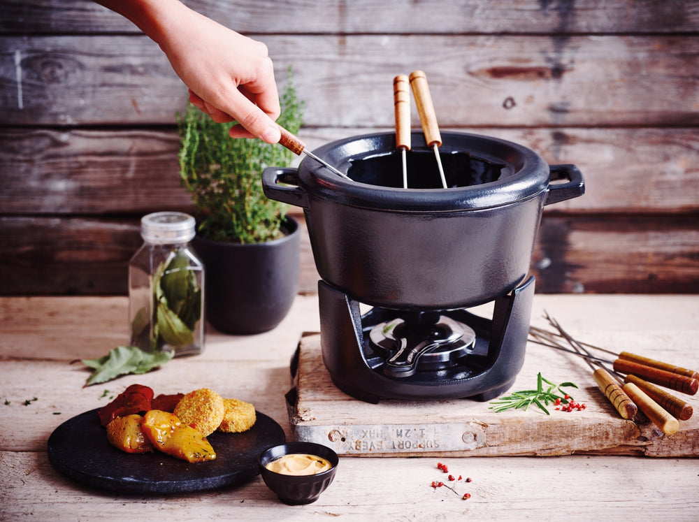 Beka Fondueset - Nori - Gietijzer - 8 vorkjes / personen - 2 Liter