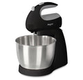 Argon Handmixer Zwart - met Standaard en RVS Mengkom - 300 W
